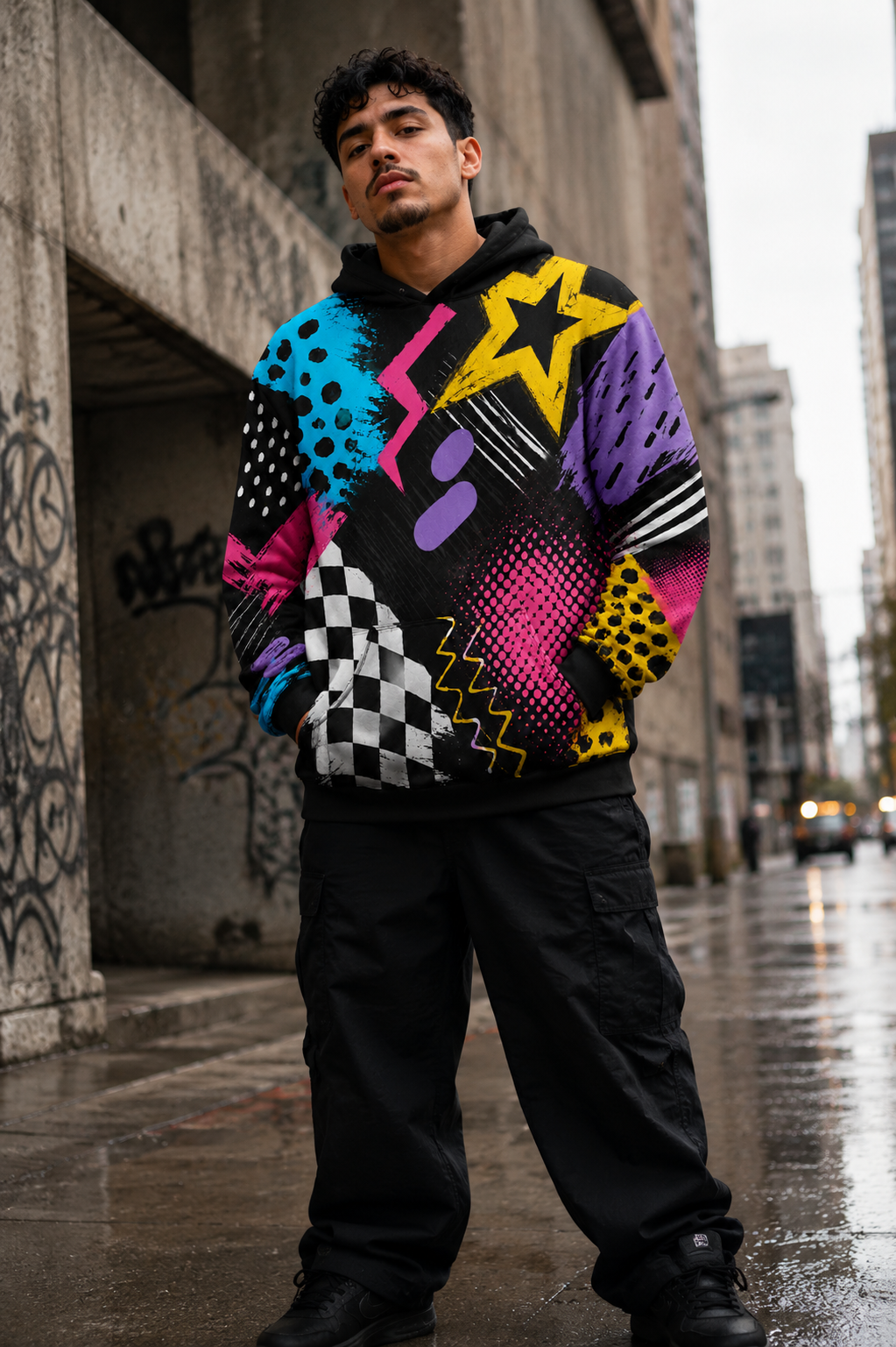 HOODIE NEON RIOT