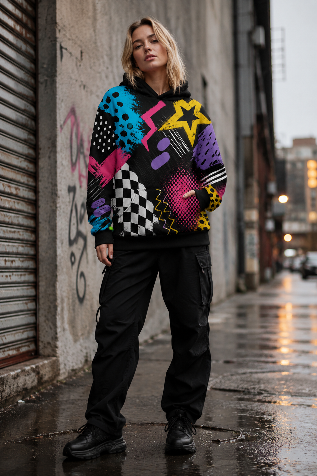 HOODIE NEON RIOT