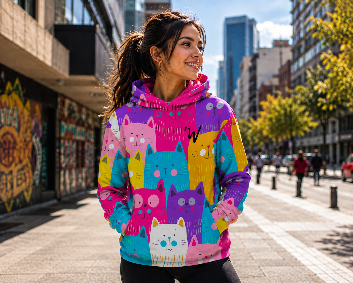 HOODIE CANGURO CATLOVER