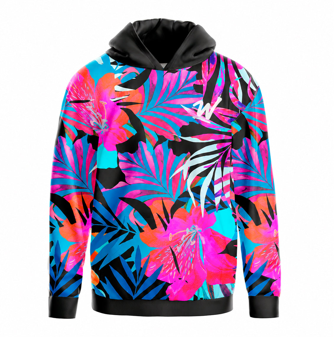 HOODIE CANGURO UNISEX FLORAL