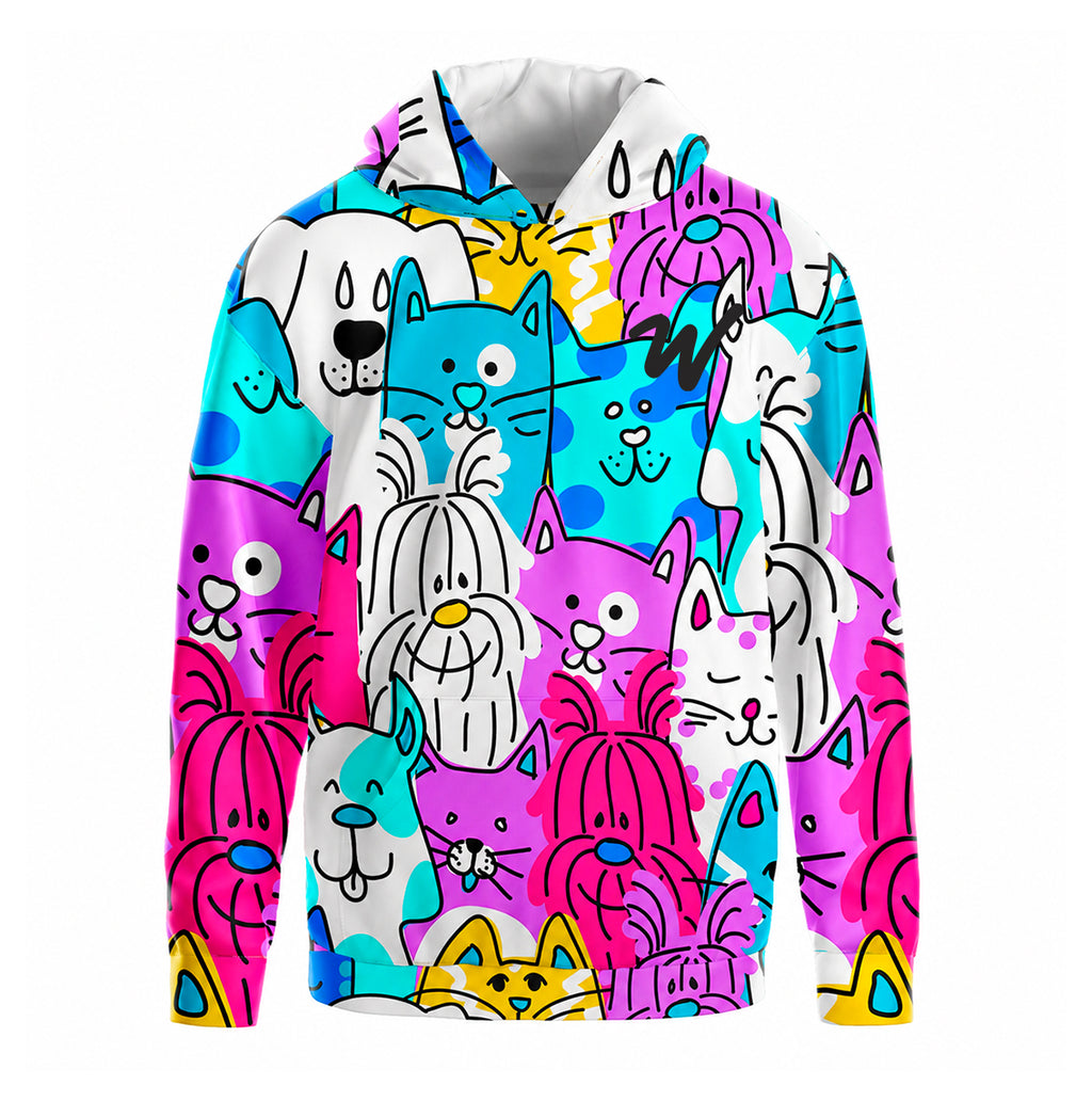 HOODIE CANGURO UNISEX CAT&DOG