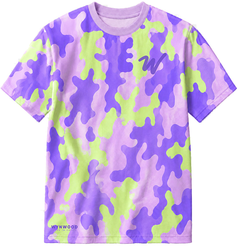 POLERA ACID CAMO UNISEX MANGA CORTA